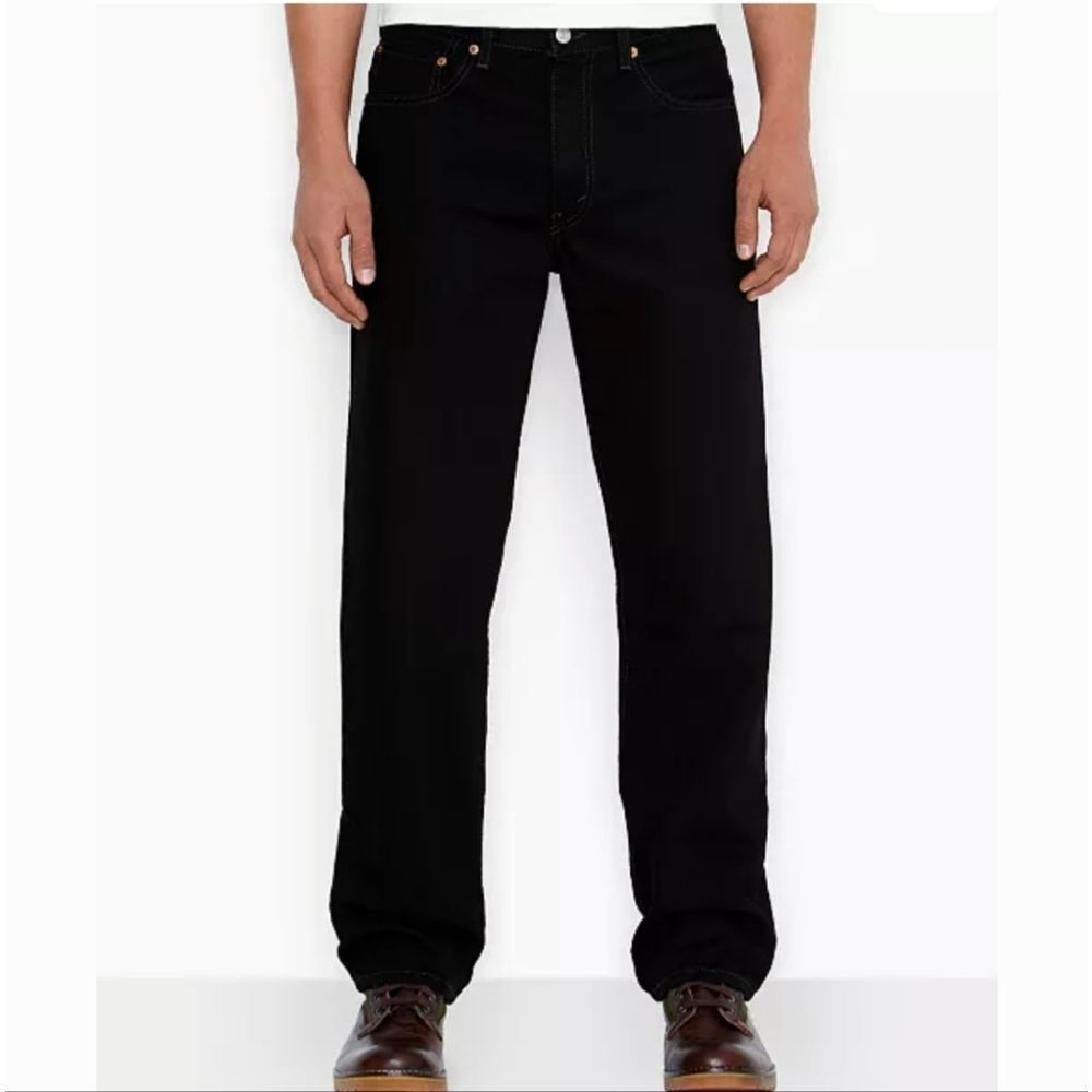 Levis 550 Relaxed Fit In Black Size 42x30